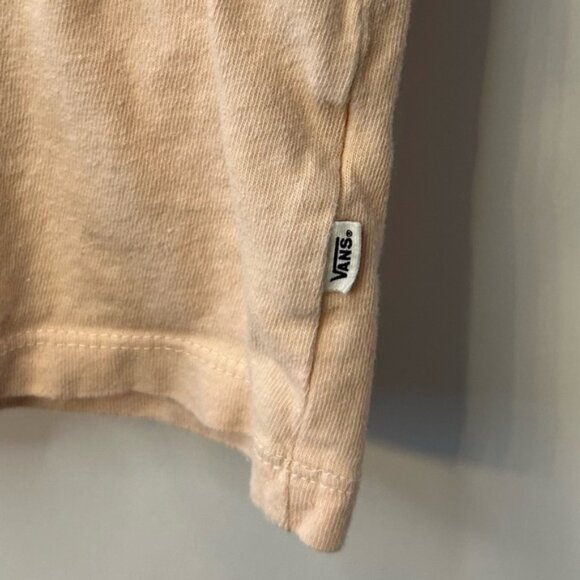 Vans Women’s Peach and Black Tiger Skull Graphic T-Shirt, Size XS - Picture 3 of 6